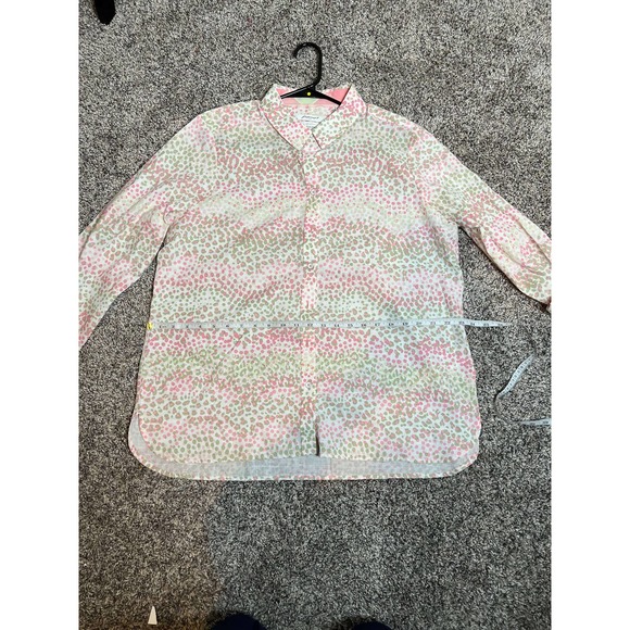 Foxcroft Women's Long Sleeve Wave Blouse Wrinkle Free Size 16 - Picture 8 of 8